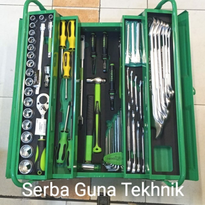 Kunci Sock 66 Pcs Tekiro Tools Box Set Mekanik Tool Bok Perkakas