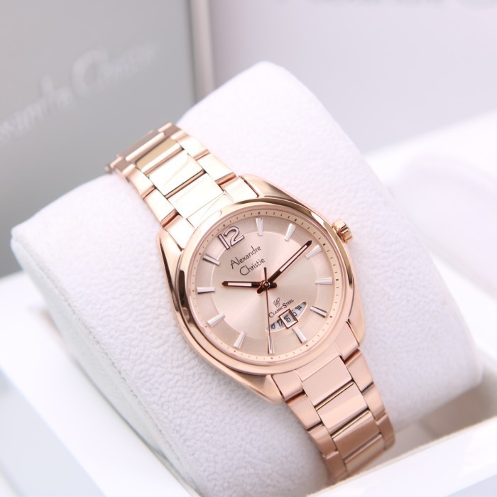 ALEXANDRE CHRISTIE AC8679 / AC 8679 FULL ROSEGOLD WANITA. ORIGINAL