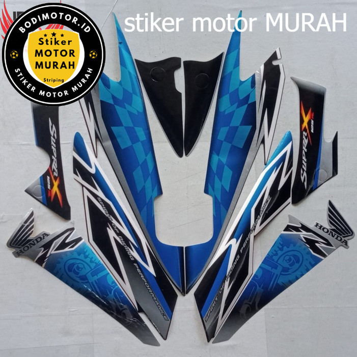 STIKER STRIPING LIS BODY HONDA SUPRA X 125 R 2008 LIS STIKER SUPRA X 125 R 2008 Termurah