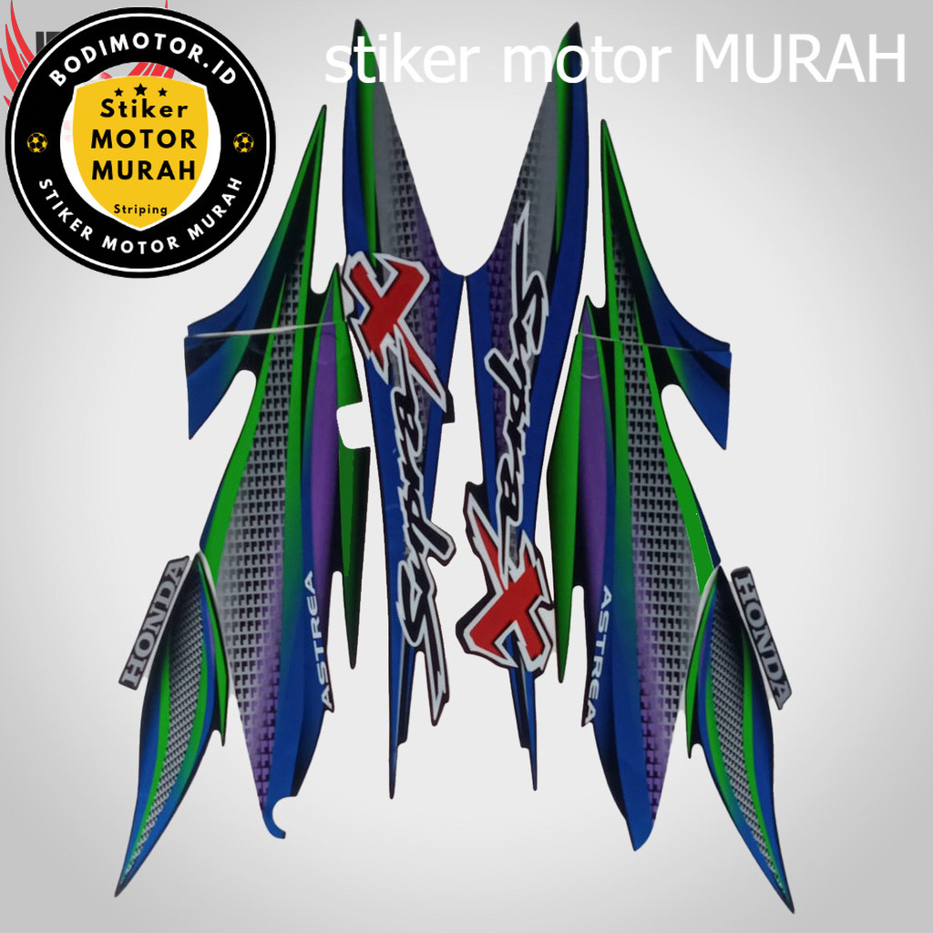 Stiker Striping Honda SUPRA X 2003- List Stiker Standar SUPRA X 2003 - Striping Standar SUPRA X 2003