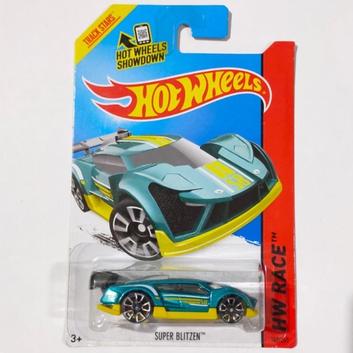 HW Hot Wheels Super Blitzen hijau kuning 2014 HW Race -DD24