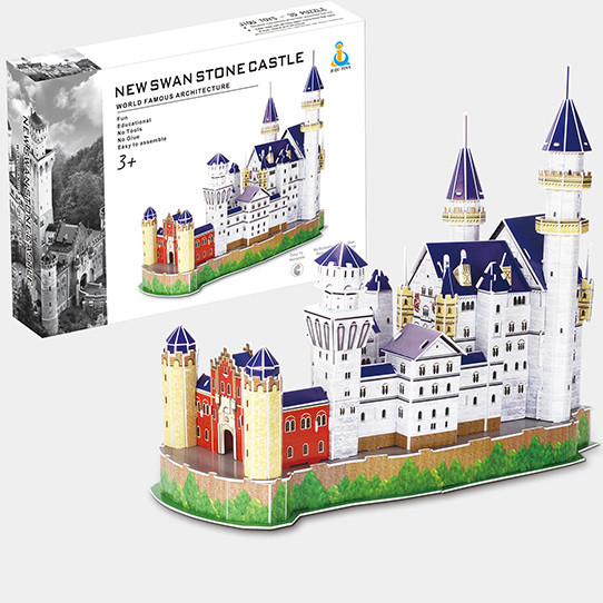

Harga Pabrik Terkenal Di Dunia Roller Coaster Kabel Pembelajaran Mobil Pendidikan Model 3D Puzzle DIY Merakit Mainan Jigsaw