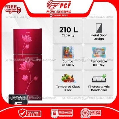 Kulkas Polytron 2 Pintu PRB 219R/B / PRB219