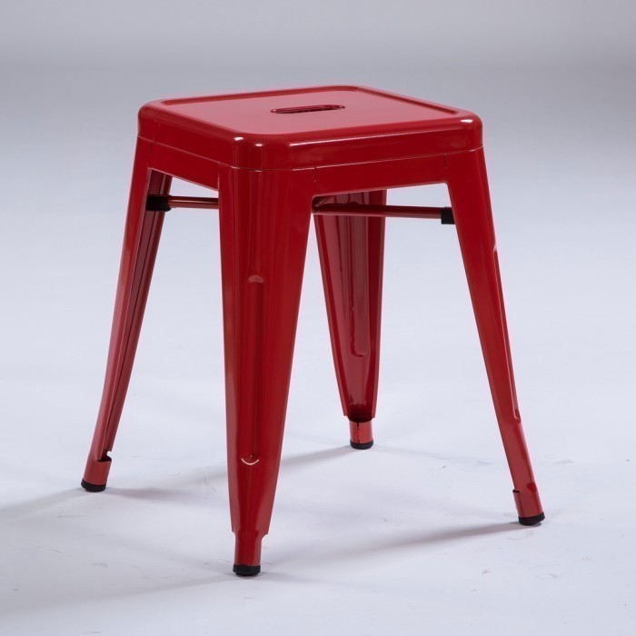 Furnibest Kursi Tolix Kursi Cafe Besi Kursi Makan - 1022 Putih