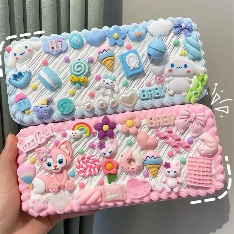 

DIY Cream Clay Pencil Case Stationery Pake Handmade Deco Cream Kit Tempat Pensil Menghias Kit Kotak Pensil DIY