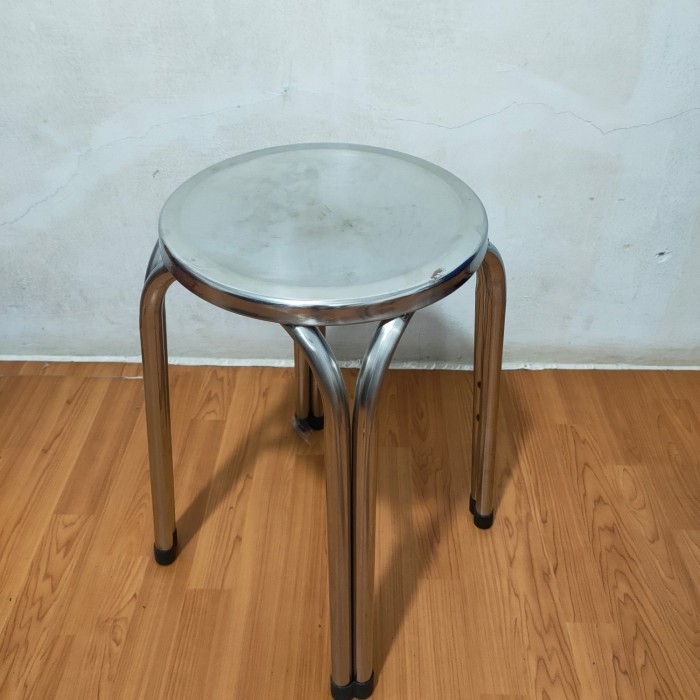 KURSI STAINLESS/KURSI BAKSO - Stainless, 30 CM