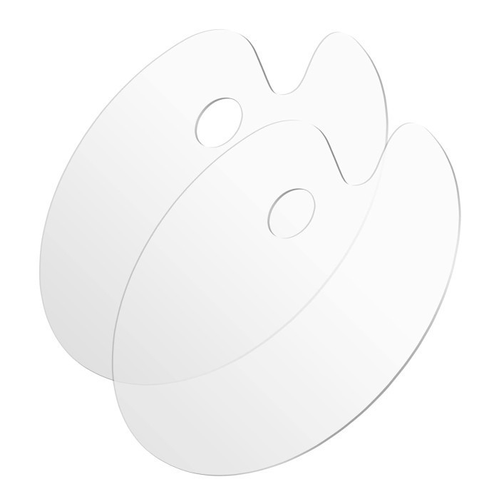 

2030 cm Palet Akrilik Oval Palet Lukis Pallet Art Creation - 1 pcs
