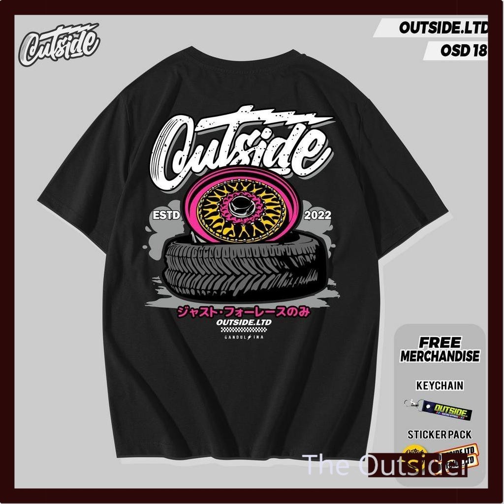 KAOS RACING VELG BBS VELG SSR VELG SSR MOBIL TSHIRT OUTSIDE BY OUTSIDE CO