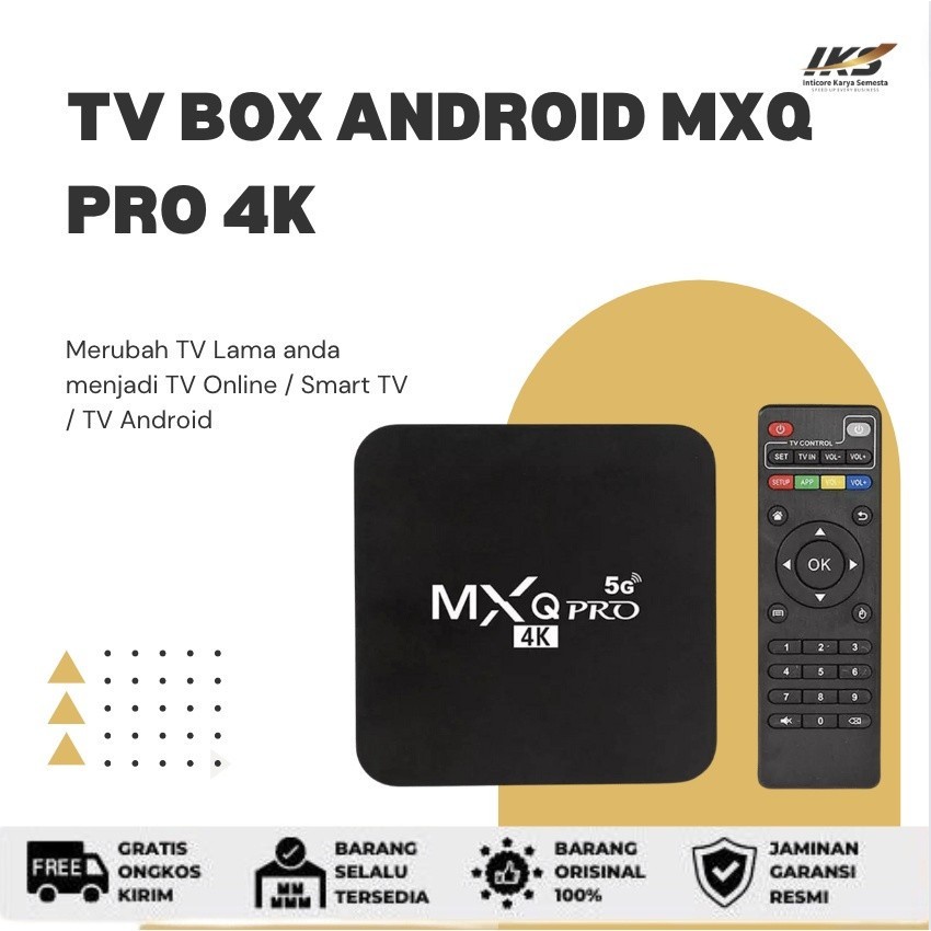 TV BOX Android MXQ Pro 4K Internet Smart TV MX-Q