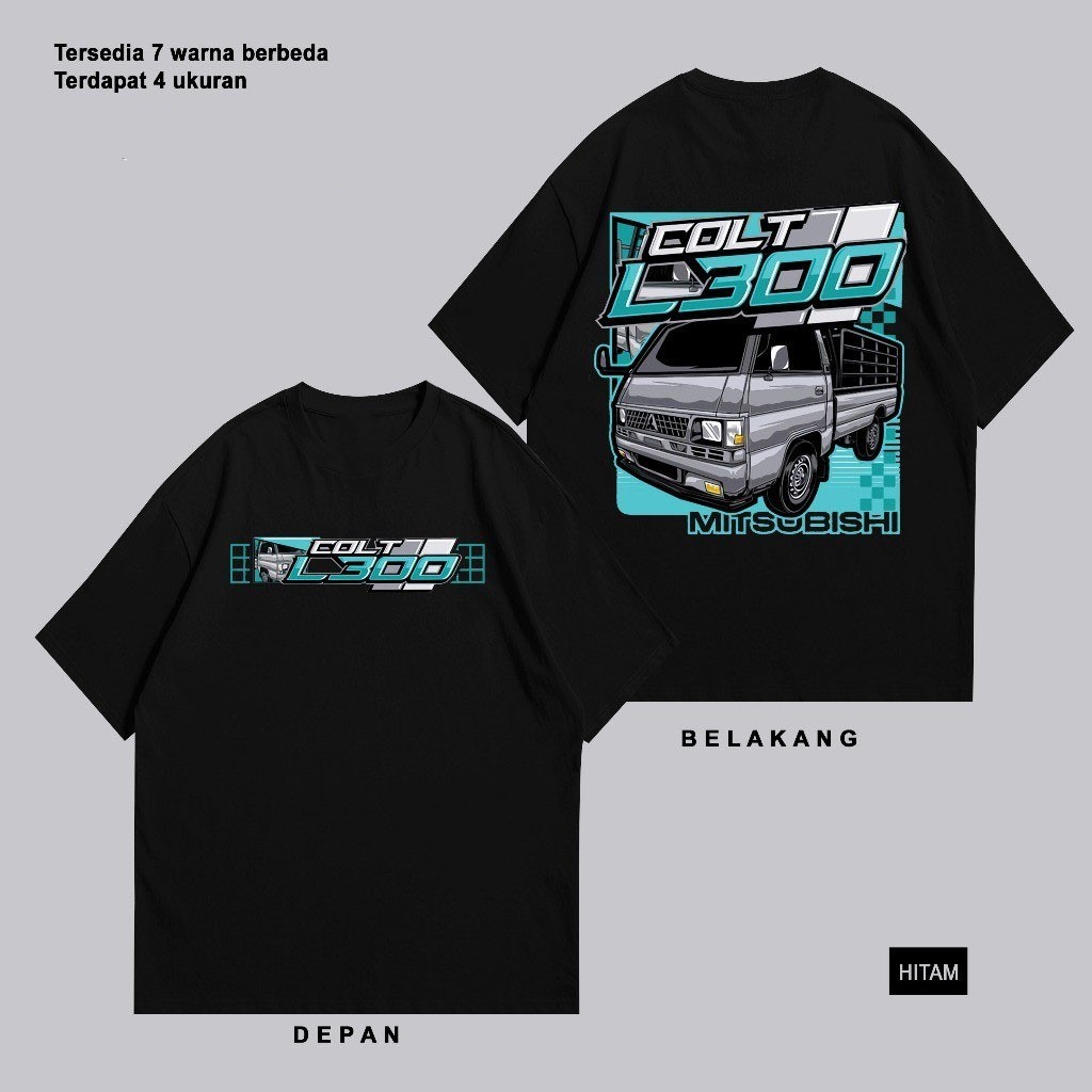 Kaos Numpak Mitsubishi - kaos Distro Premium colt L300 Driver muda- Atasan Cotton DEWASA PRIA