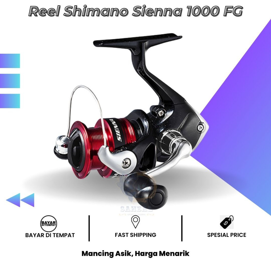 Reel Pancing Shimano Sienna 1000 FG / rel UL Shimano - Mahakam Mancing