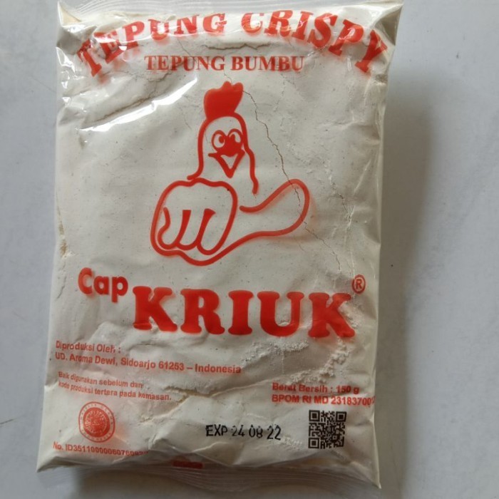 

Tepung Crispy Cap Kriuk Original 150 gr Tepung Bumbu Serba Guna