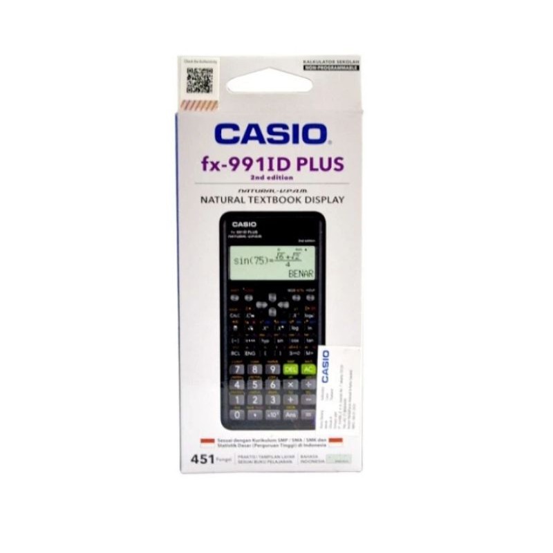 

Gramedia Jambi - CASIO FX-99ID PLUS Kalkulator / Calculator Scientific