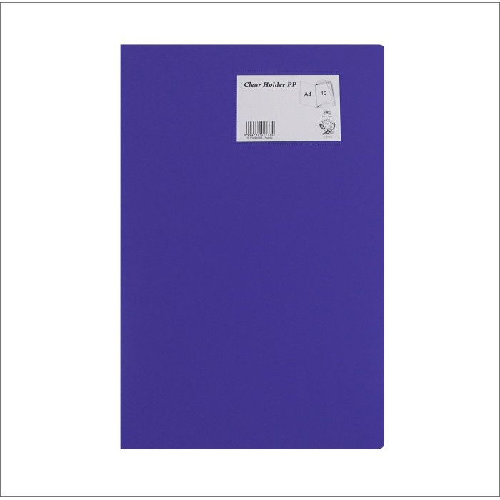 

[BUY NOW] Dokumen Keeper / Clear Holder / Display Book EAGLE A4 / F4 100 Pocket - Purple, A4