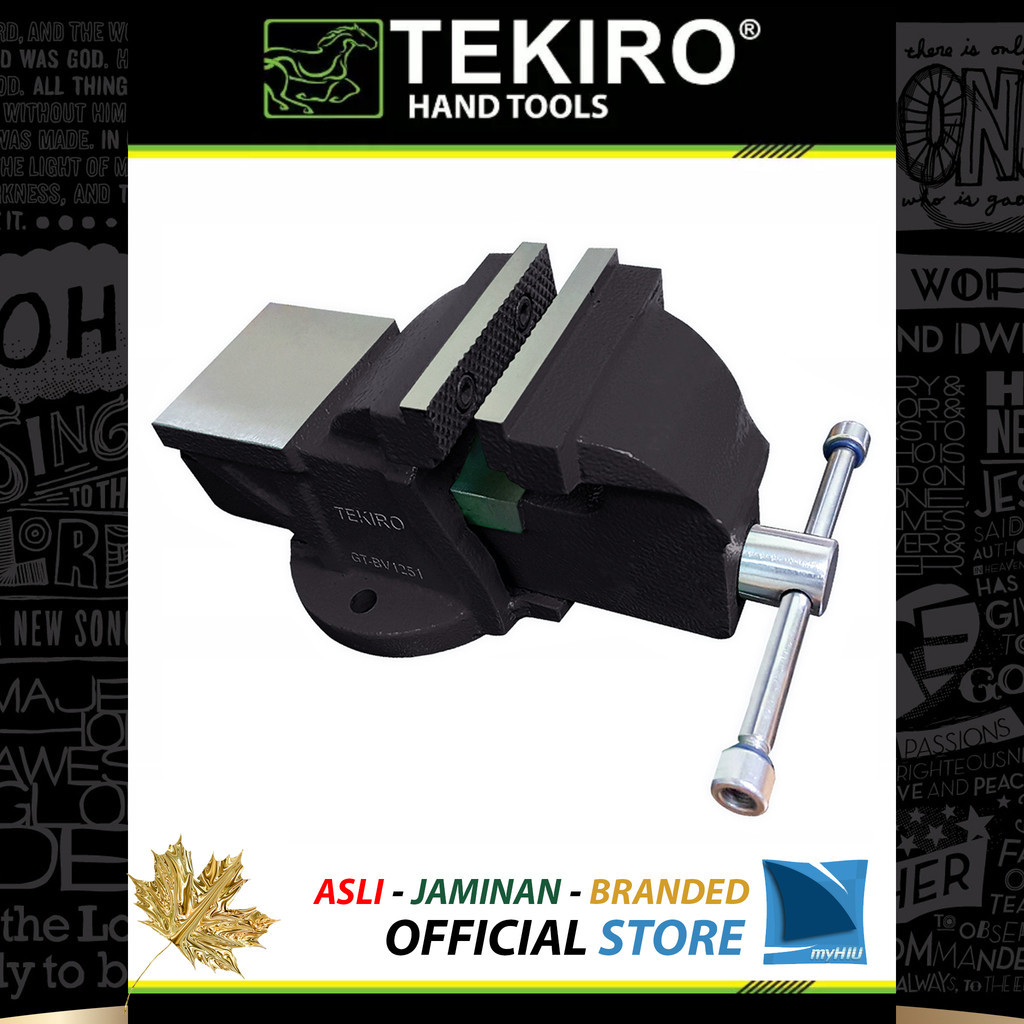 

PROMO ORI Ragum 5" inch / Catok / Bais / Ratam Full Baja - All Steel Bench Vice TEKIRO