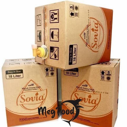 Minyak Sovia 18 Liter / Sovia BIB / Minyak Goreng 18 Liter