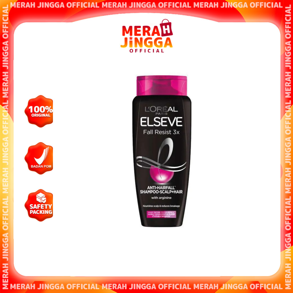 L'Oreal Paris Fall Resist 3x Shampoo - LOREAL Shampoo|Hair Care Perawatan Rambut Rontok Loreal|MJO