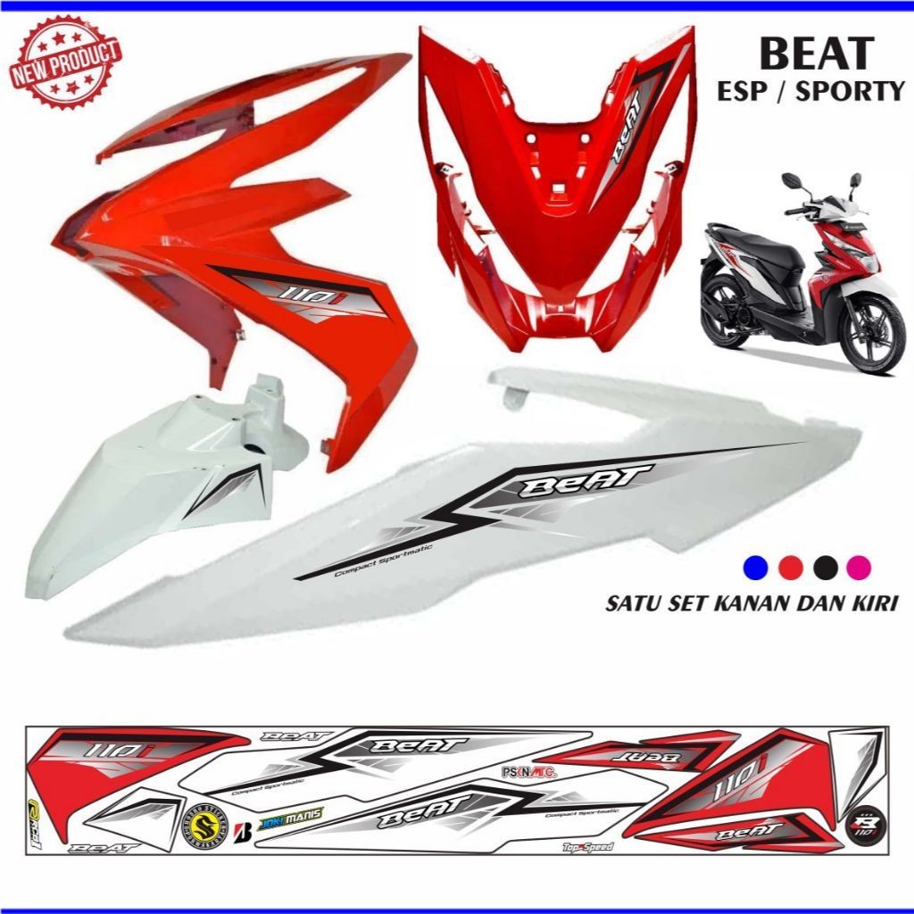 VARIASI MOTOR Striping variasi motor beat esp 2017/ stiker beat street 2018/ striping beat sporty va