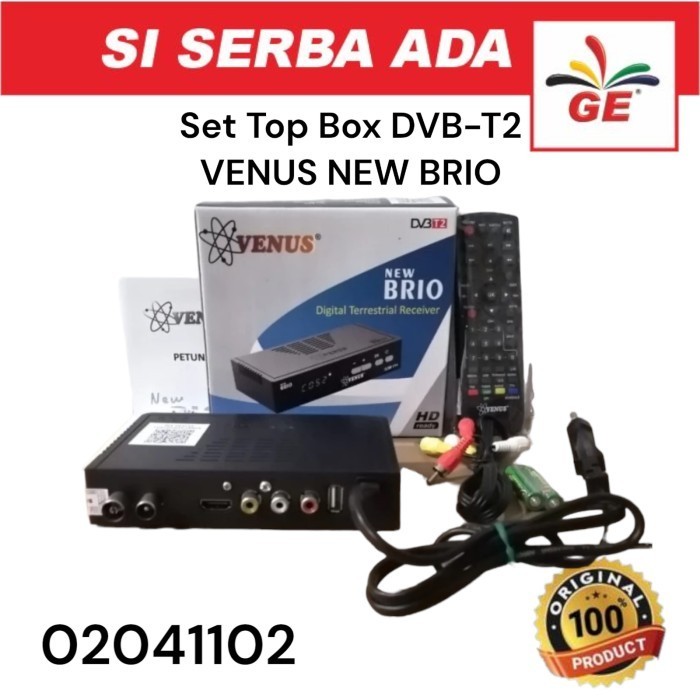 GROSIR VENUS Set Top Box TV Digital New Brio 02041102