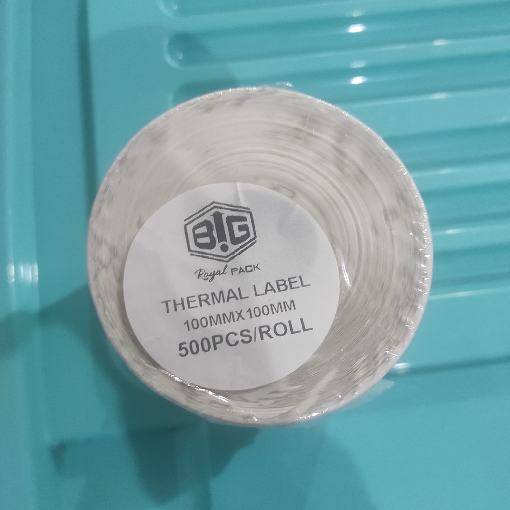 

Label Stiker Thermal 100x100 mm 500pcs Stiker Label Resi Stiker Barcode OLSHOP