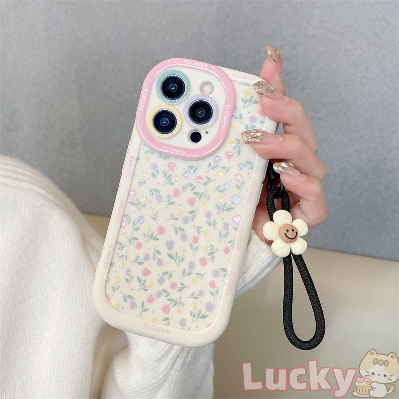 case OPPO Bunga-bunga yang indah Casing ponsel cocok untuk OPPO A15 A16 A17 A53 A54 A55 A57 A58 Case