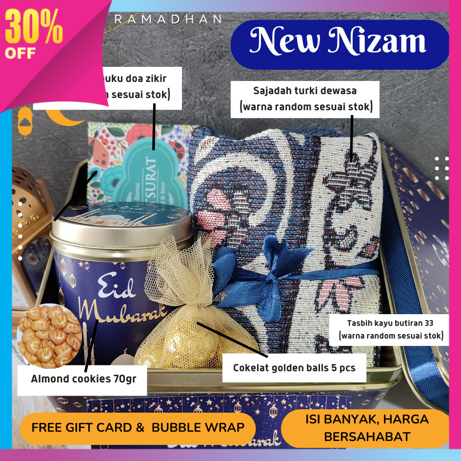 

Kado Pasangan Romantis Kreatif Unik Keren Murah / Hampers Idul Fitri / Parcel Ramadan / Parsel Lebaran Kado Hari Raya Navy Tin Parcel Paket Kue Kering Ramadhan by Hapunni Collection
