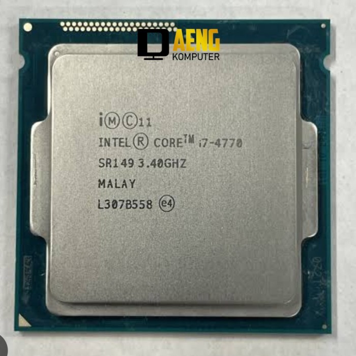 Prosesor PC Intel Core i7 4770 speed 3.40 GHz Socket 1150 gen 4