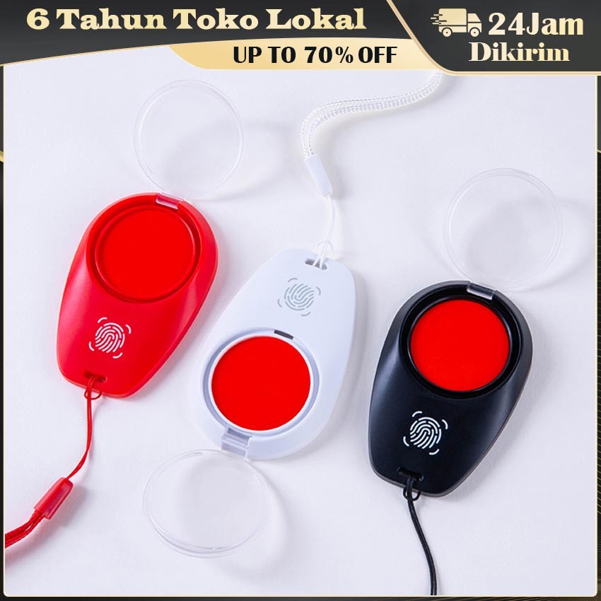 

Fingerprint Pad Thumb Print Pad / Bantalan Sidik Jari Jempol Notaris / Portable dan Anti Air, Warna Merah untuk Stempel Resmi