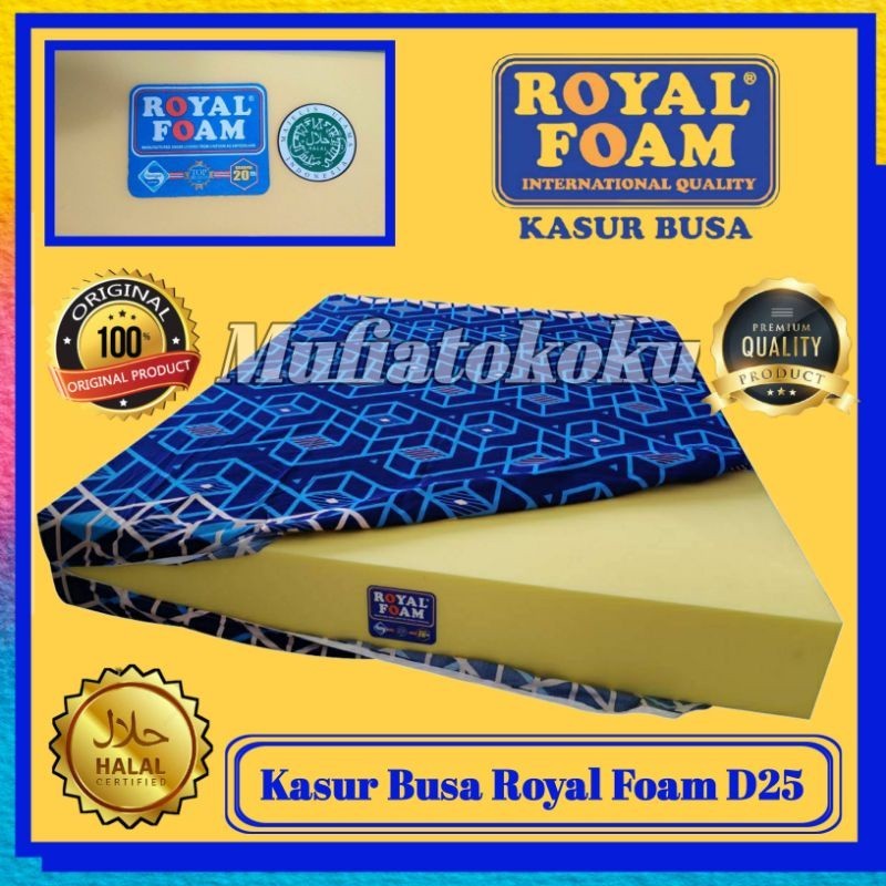 Kasur Busa Royal Foam 30CM Original D25 Yellow Anti Kempes Garansi 20 Tahun