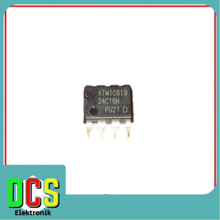 IC 24C16 EEPROM 16KBit 2KByte 8 Kaki