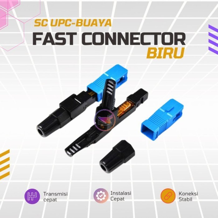Fast Connector SC UPC Fiber Optic Buaya
