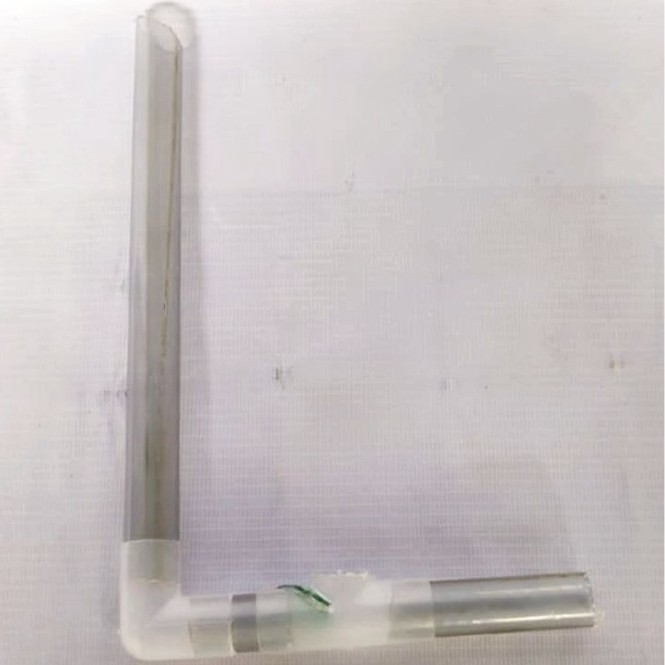 Pipa instalasi tebing air terjun pasir akuarium aquascape waterfall