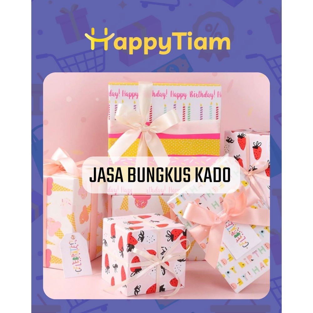

JASA BUNGKUS KADO KARTU UCAPAN HADIAH KERTAS GIFT WRAPPING