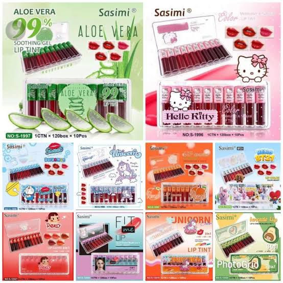 [PACK] LIPTINT MINI PAPAN ISI 10 SASIMI