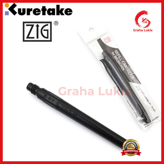 

PROMO!! -Kuretake Zig Brush Pen Refill Cartridge - Black