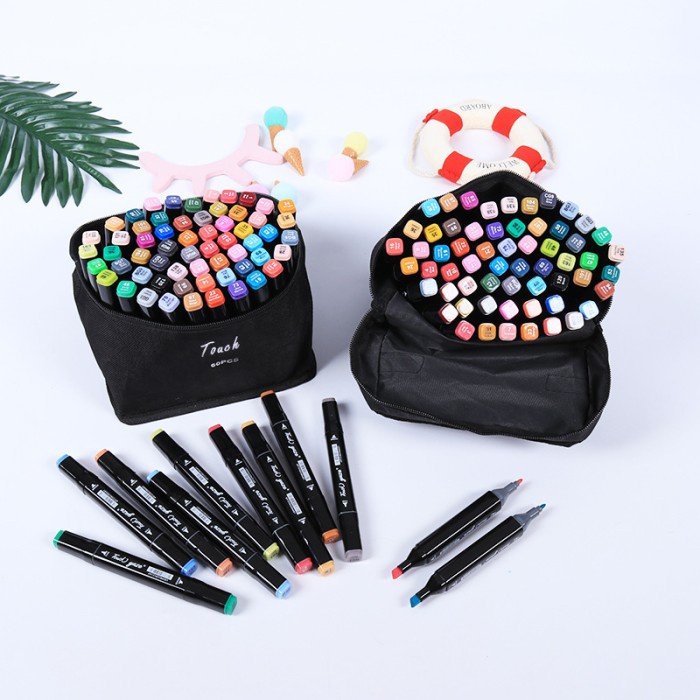 

PROMO!! -FU TouchFive 24/36/48/60/80/120/168 Warna Sketsa Spidol General Marker - SKTSA SPDOL 24P