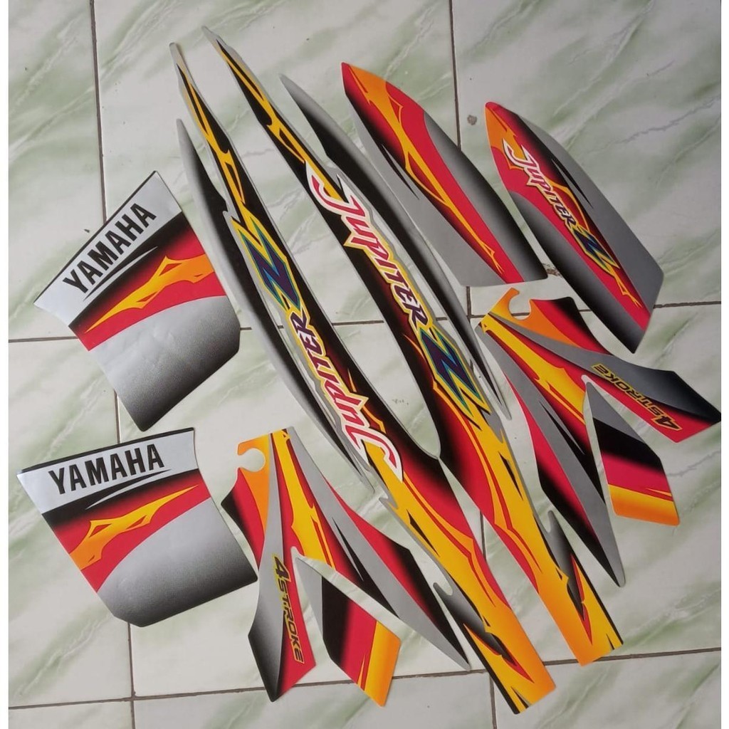 stiker ori striping motor yamaha jupiter z 2004