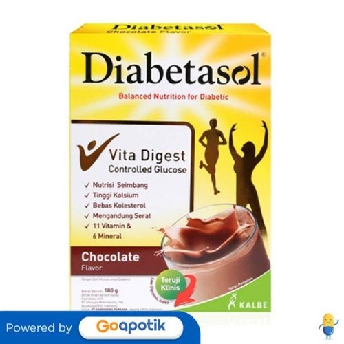 

Diabetasol 180 Gram Rasa Coklat Box