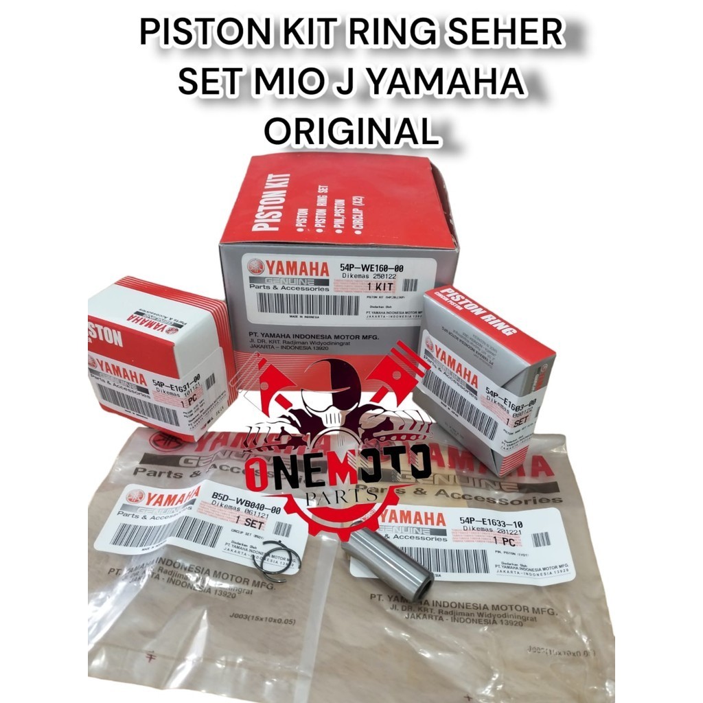 SEHER PISTON KIT RING SET MIO J SOUL GT 115 YAMAHA 54P-WE160-00 ORIGINAL