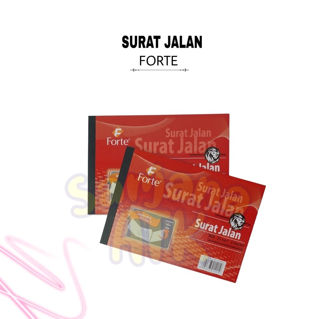 

Surat Jalan Forte 3 Ply 3 Rangkap 25 Set