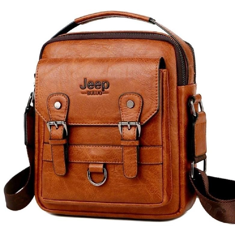 TAS PRIA JEEP BULUO | Tas Slempang  Pria Jeep Kulit Premium Berkualitas Terbaru