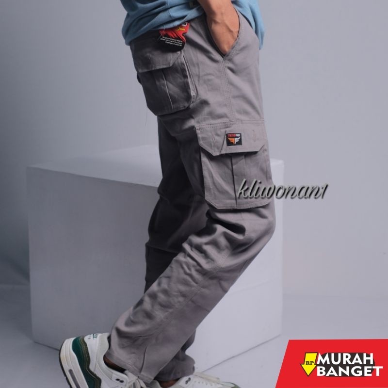Joggerhit Terbaru- Celana chino panjang cargo pdl TEXANO