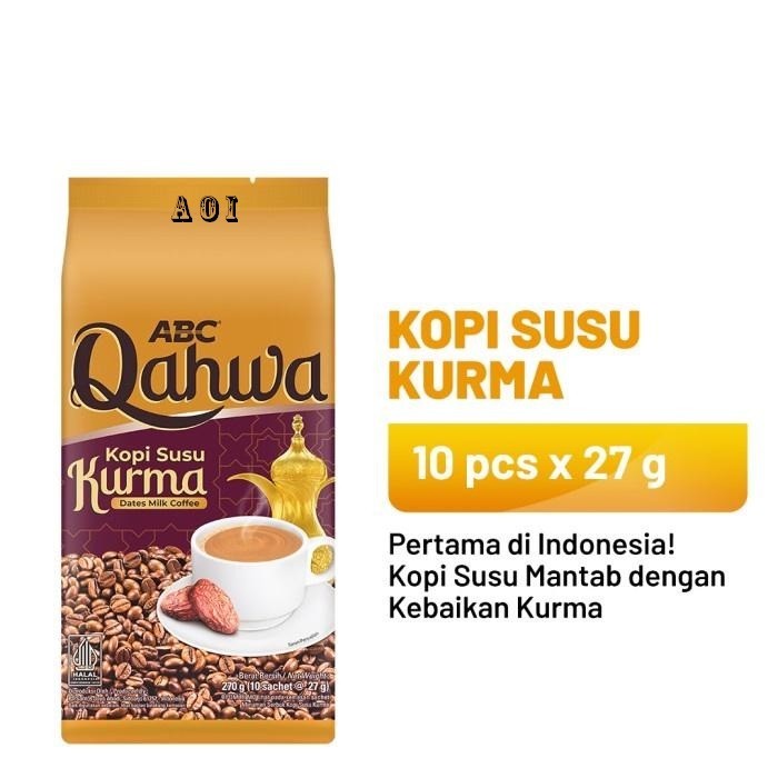 

ABC Kopi Susu Kurma Qahwa (10 x 27 gr)
