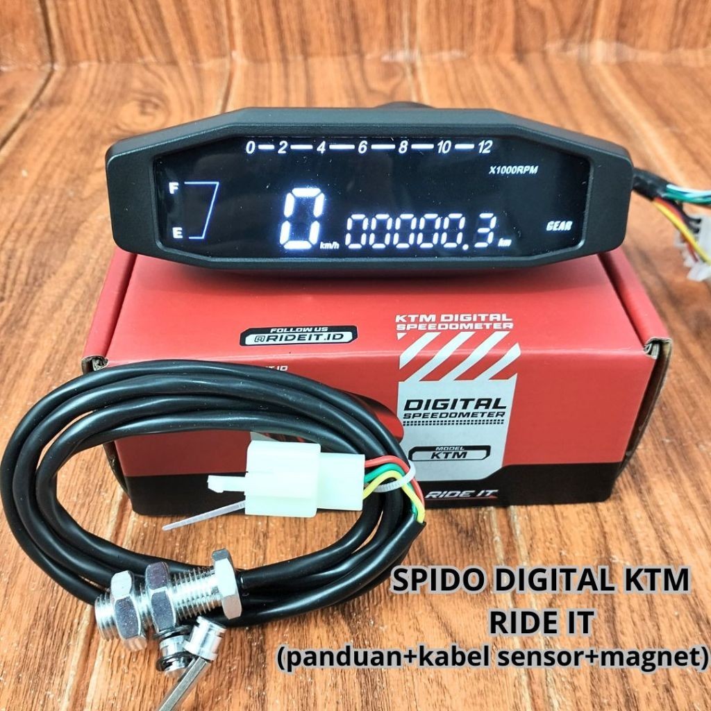 SPIDOMETER KTM DIGITAL MINI SPEEDOMETER KTM RIDE IT UNIVERSAL TRAIL KLX CRF DLL