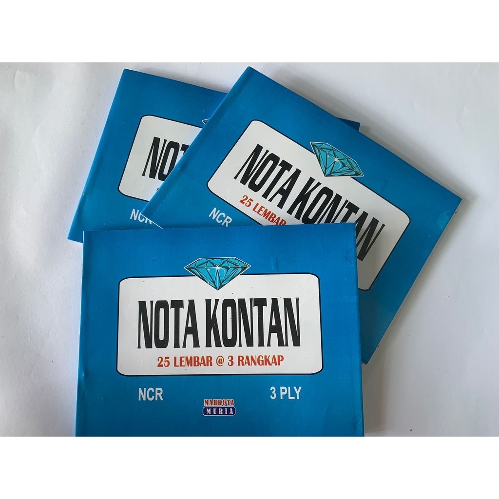 

Buku Nota Kontan Besar 3 Ply NCR / 3 Rangkap Nota Kontan Besar Landscape