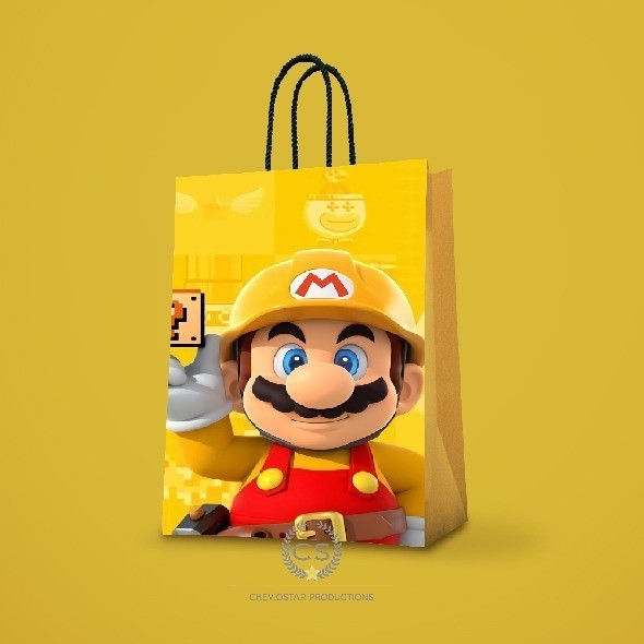 

Andriant Paper bag kado/paper bag kertas kado/mario/tas kado paper bag/pap - 1, M