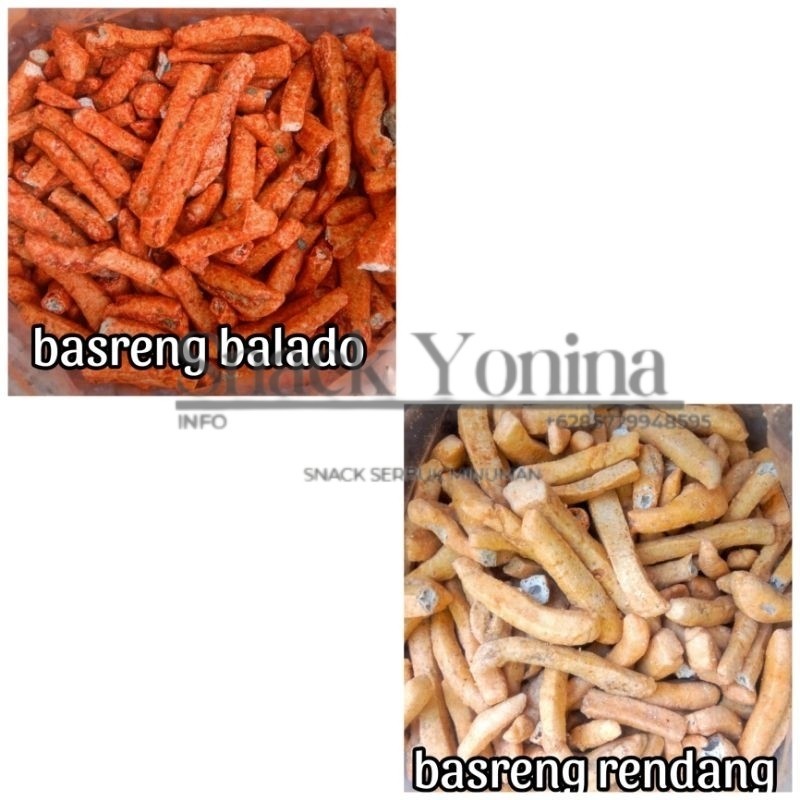 

Basreng rasa Balado n Rendang 500 grGratis Ongkir & COD