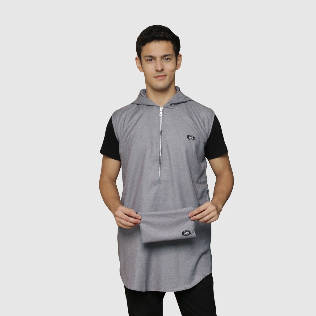 Rompi Sholat Hoodie Premium