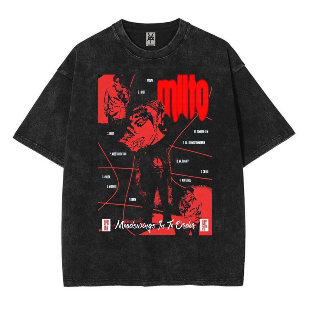 Kaos oversize dpr ian mito washed washing vintage tee