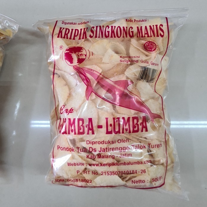 

Terbaru kripik singkong lumba lumba 500 gram - manis